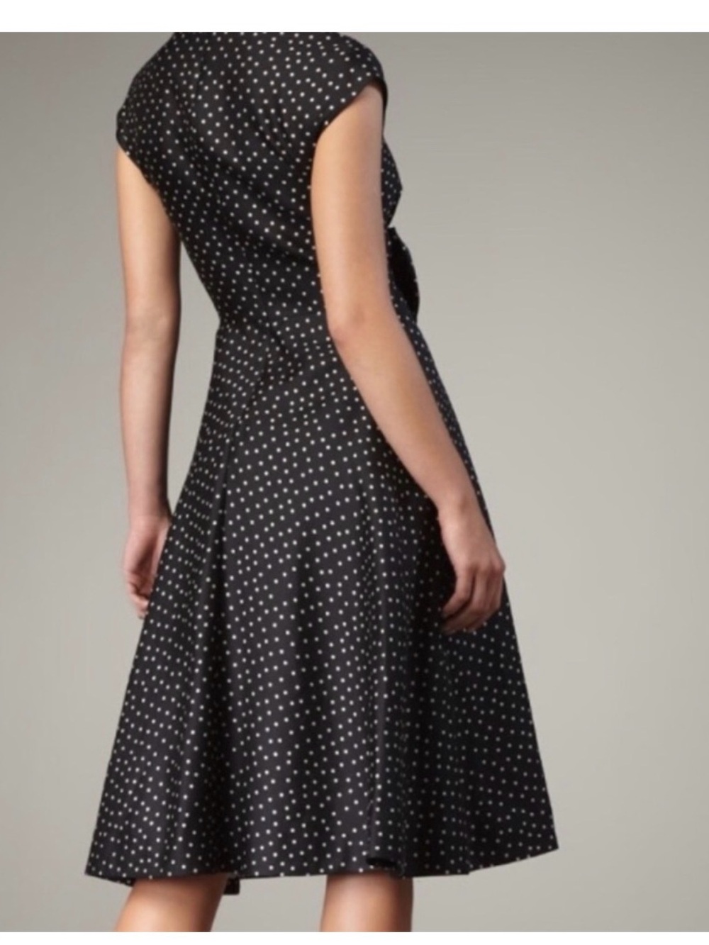 Kate Spade Freesia Polka Dot Bow Silk Dress Size 6 - Picture 2 of 11